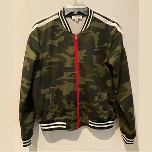 Camo Bomber Jacket